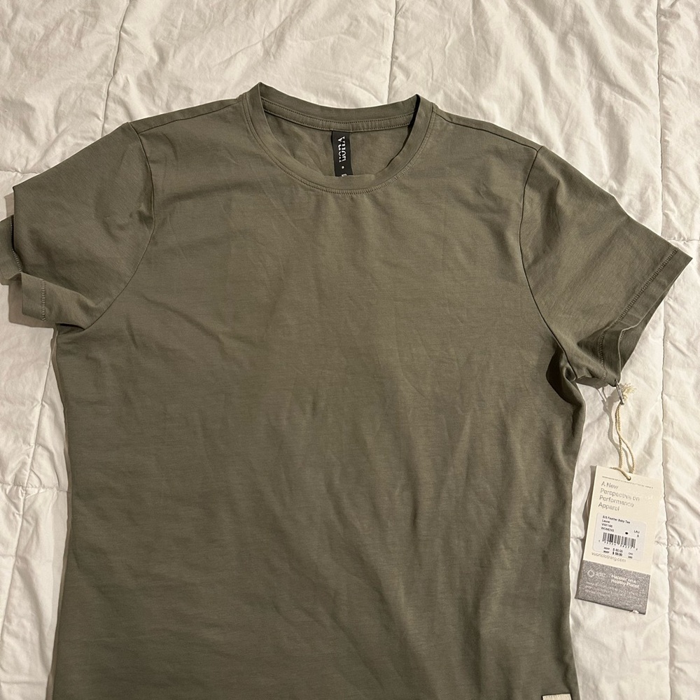 Vuori Sage Green Short Sleeve Tee